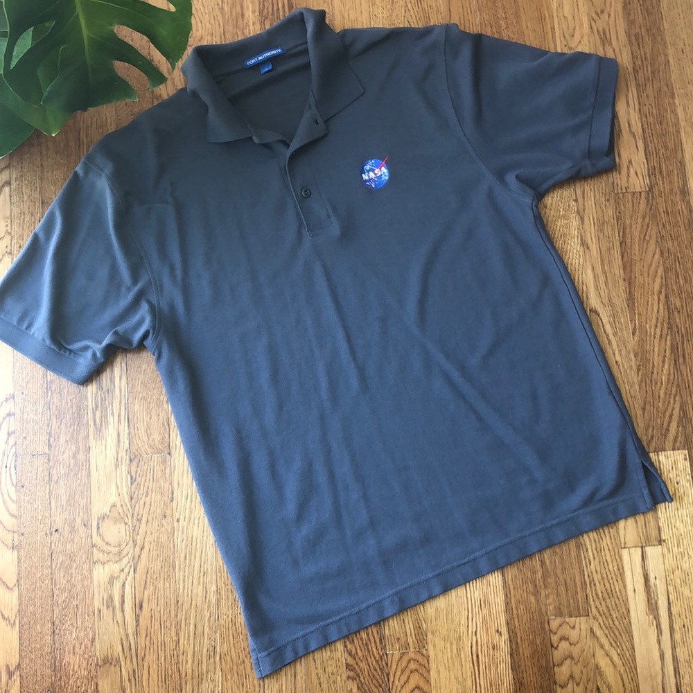 Dark Grey NASA Polo